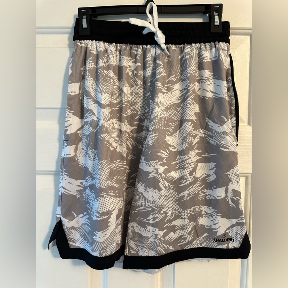 Spalding Black and White Patterned Shorts